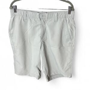 Under Armour HeatGear Loose Fit Shorts - Men's Size 34 - Gray